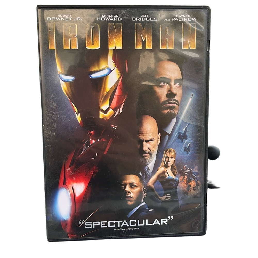 Iron Man DVD - Black and Red Cover
